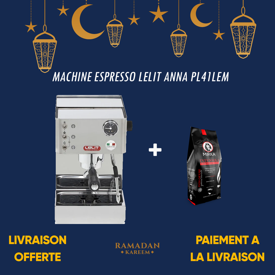 Machine Espresso Lelit Anna PL41LEM - Offre Ramadan