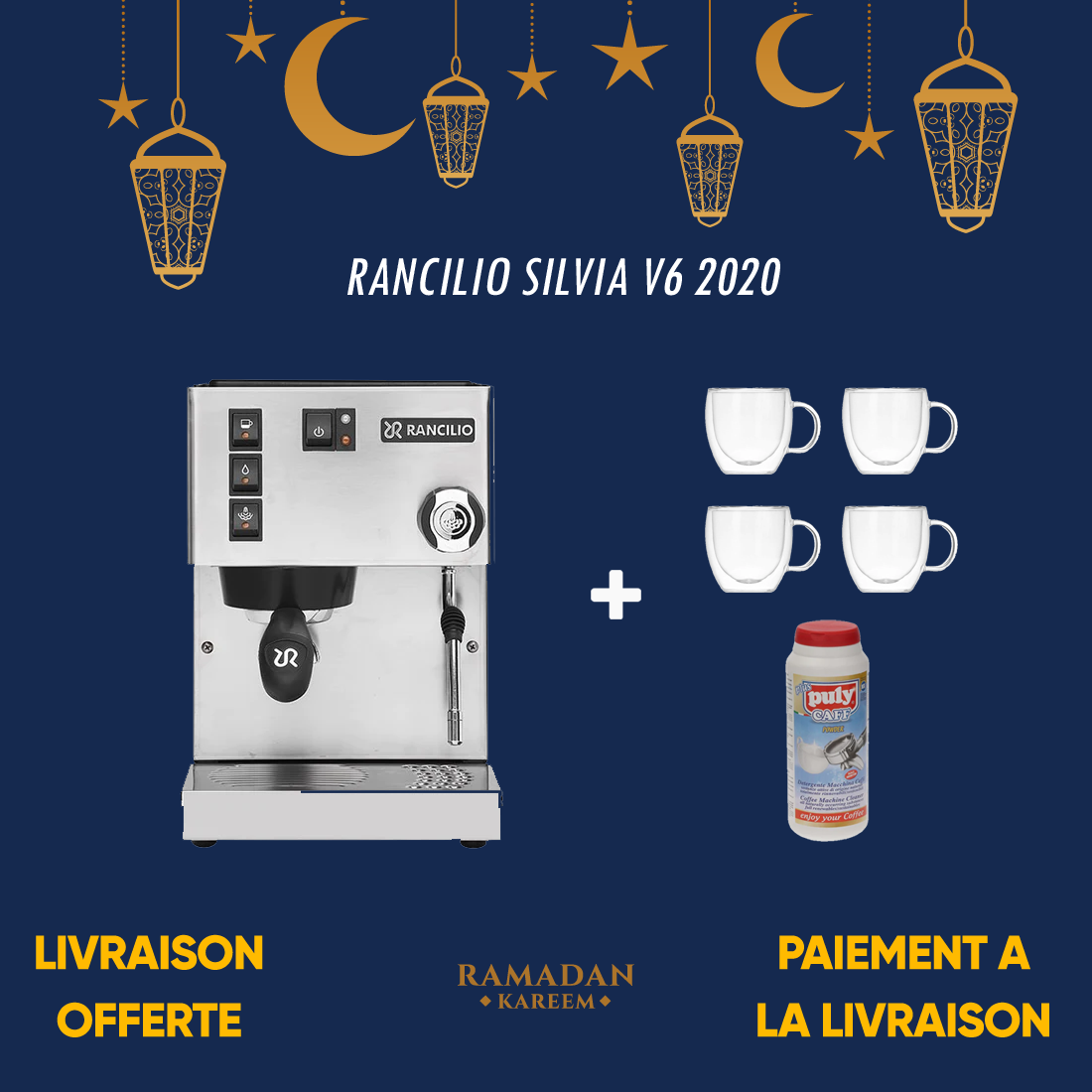 Rancilio Silvia V6 2020 - Offre Ramadan