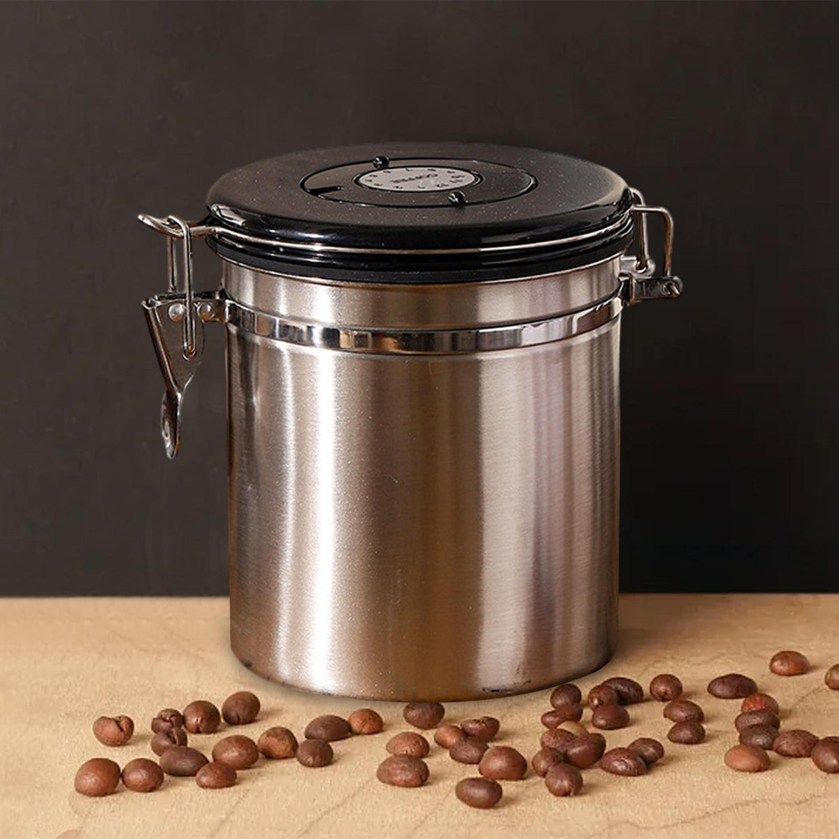 Récipient hermétique 500g – Avec cuillère inox Intégrée