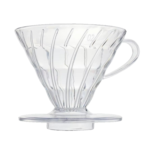 Filtre V60 en verre transparent 2-4 tasses