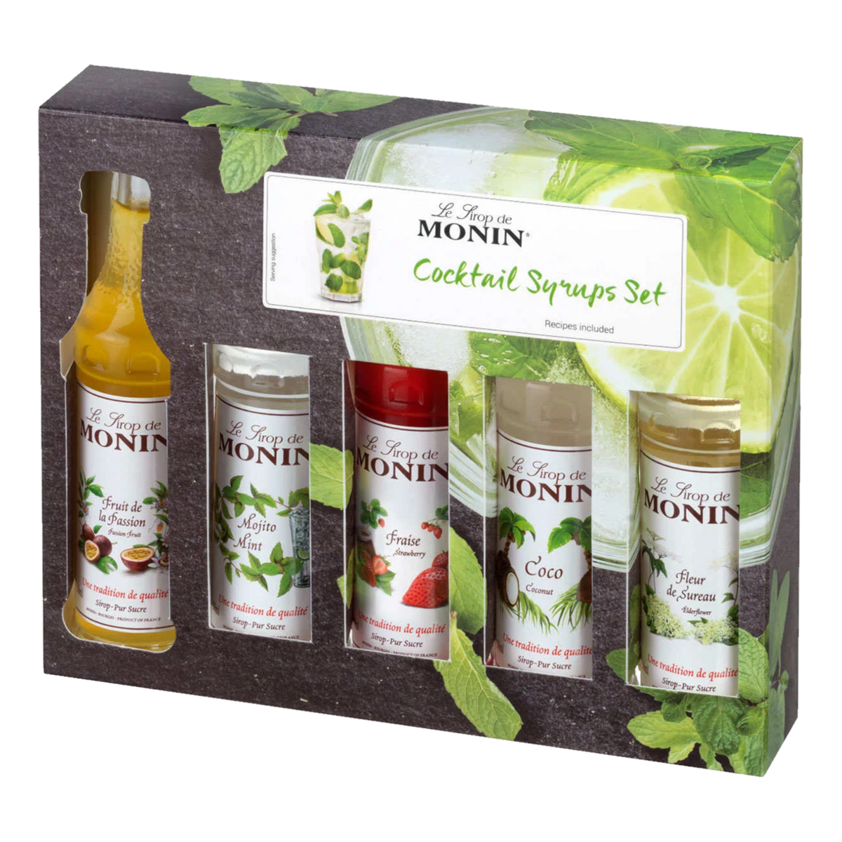 Coffret Cocktails Monin 5 sirops 5x5 CL