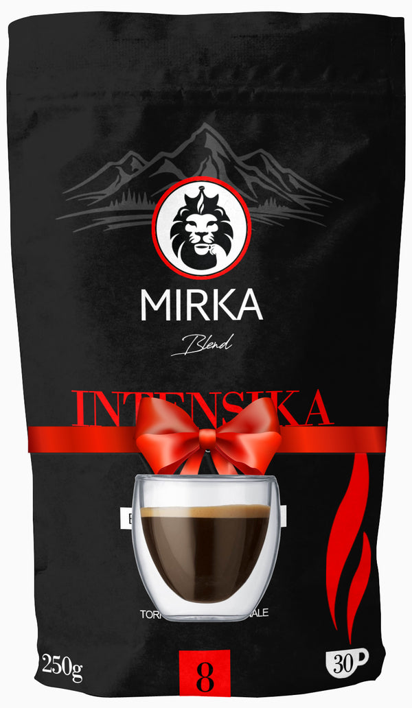 Mirka© Intensika Espresso 250g + Tasse double paroi