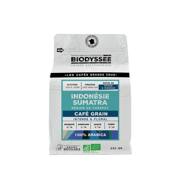 Biodyssée Grand Cru Indonésie Sumatra 250g