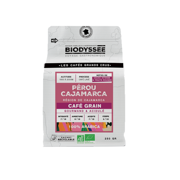 Biodyssée Grand Cru Pérou Cajamarca 250g