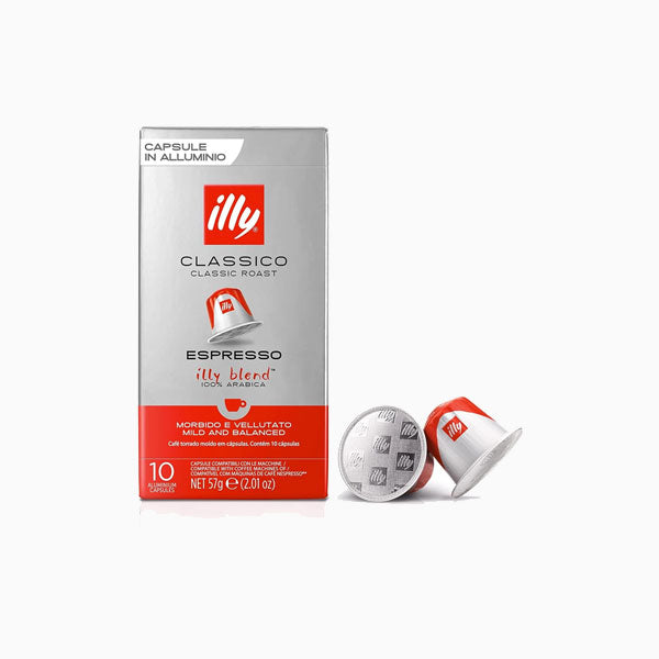 10 Capsules Illy Classico Nespresso | Illy Maroc