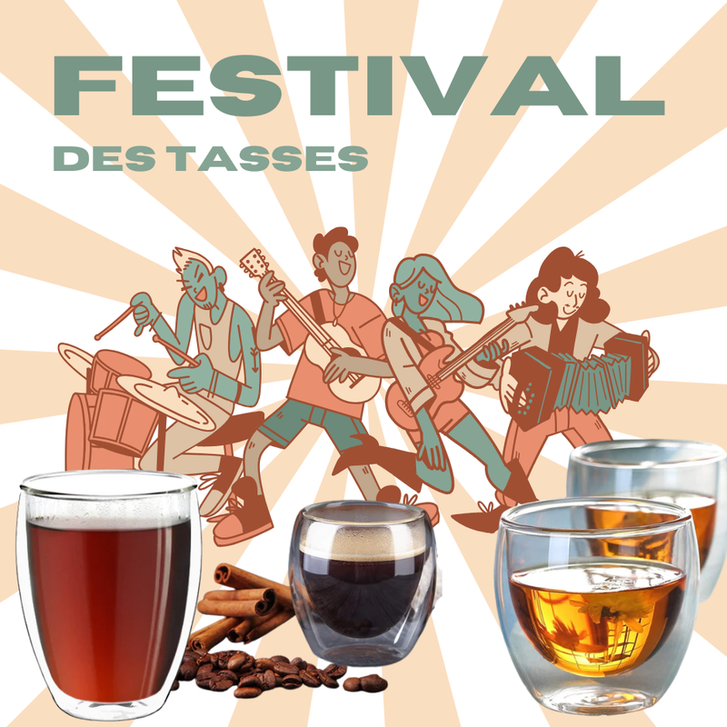 2 Tasses à Expresso En Verre 150 Ml Avec Anneau Bois Anti-Brûlure