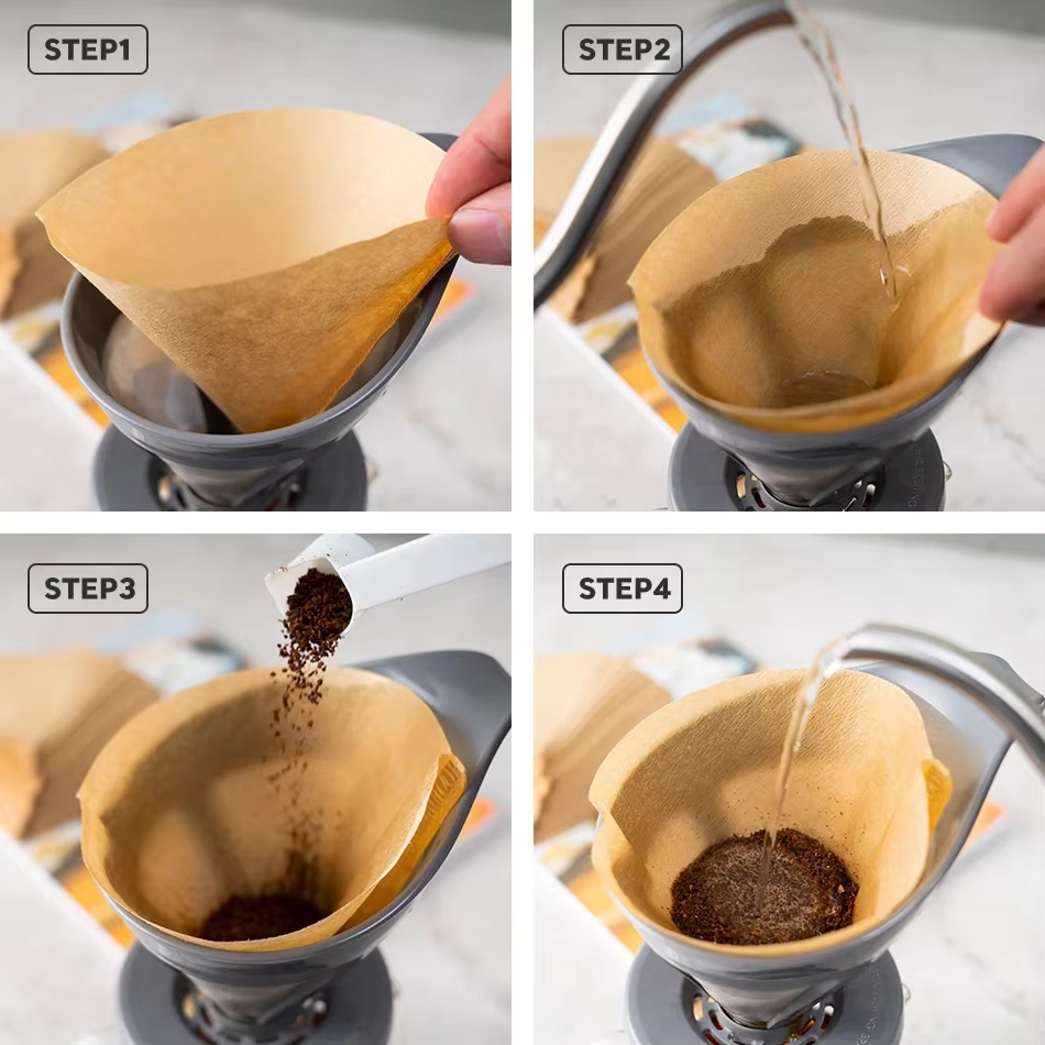 50 papiers filtres à café 2-4 tasses