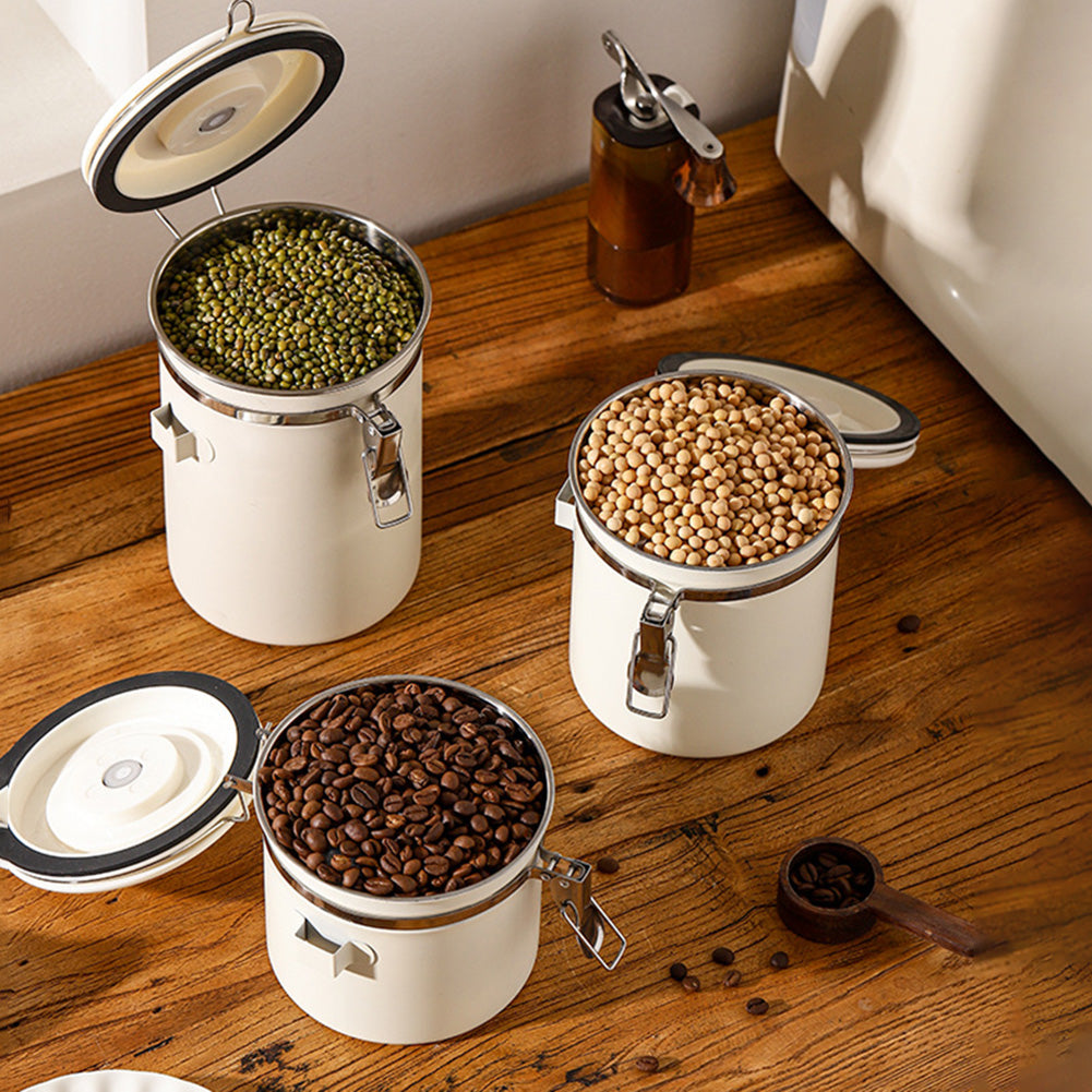 Récipient hermétique 500g – Avec cuillère inox Intégrée