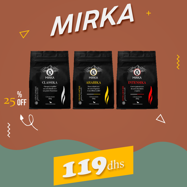 Mirka© Trio Classika + Arabika + Intensika 3*250g