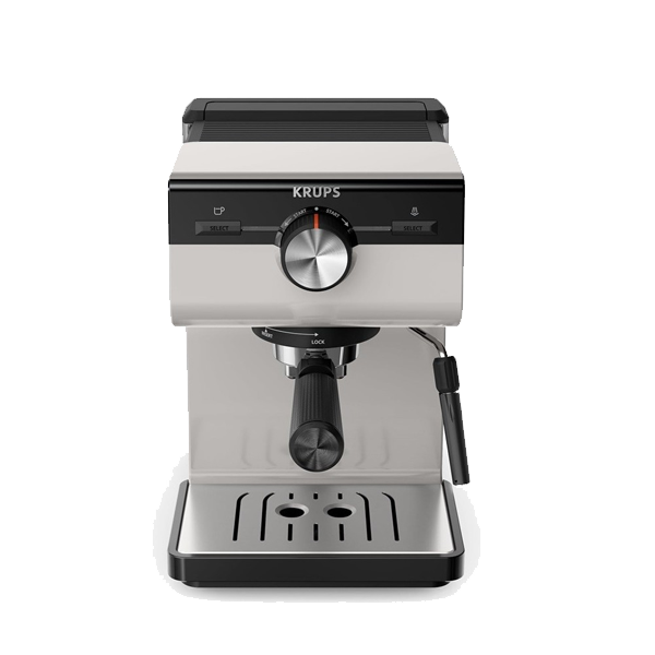 KRUPS Porte-Filtre XP344010 – Poignée Expresso Compatible Machines KRUPS, Tassage Progressif & Éjection Facile