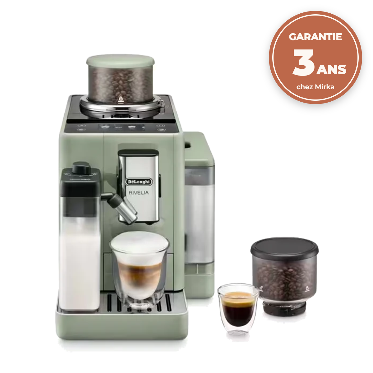 Delonghi Rivelia Jade Green EXAM441.55.GR - Garantie 3 ans chez Mirka
