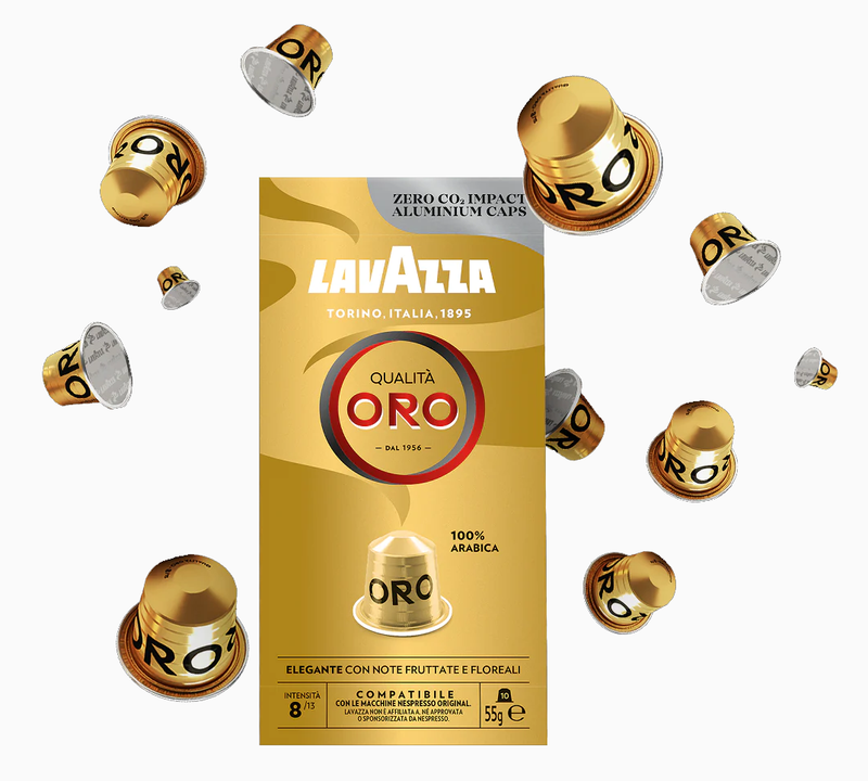 10 Capsules Lavazza Qualità ORO – Compatible Nespresso® | Lavazza Maroc