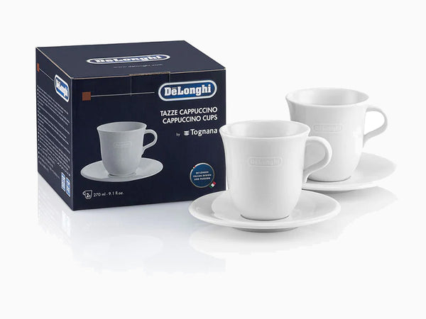 Deux tasses Cappuccino porcelaine Delonghi